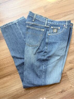 Cinch Men's Bootcut Jeans in Faded Blue Wash